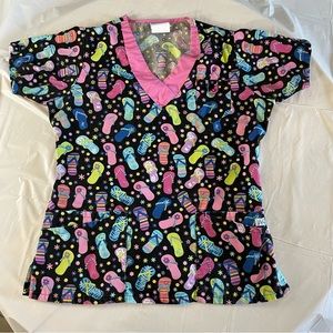 UA SCRUBS Nursing Nurse’s Scrubs Scrub Top M